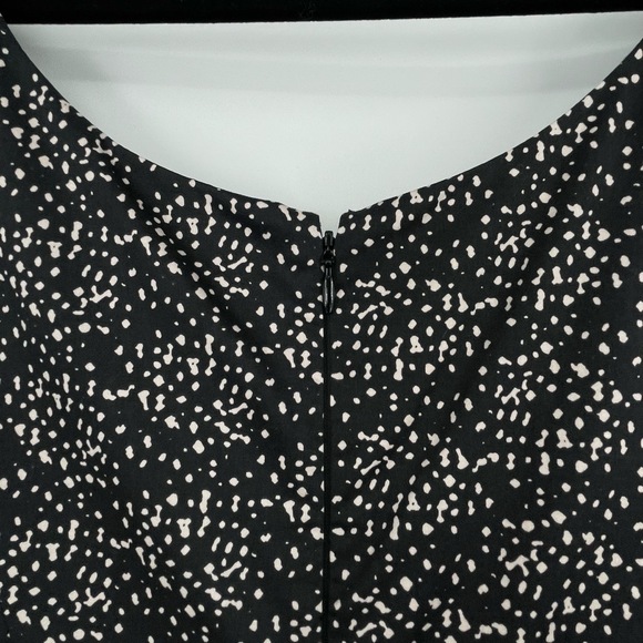 BCBGeneration Women's Black & White Scoop Neck Fit & Flare Mini Dress Size S - Picture 7 of 12